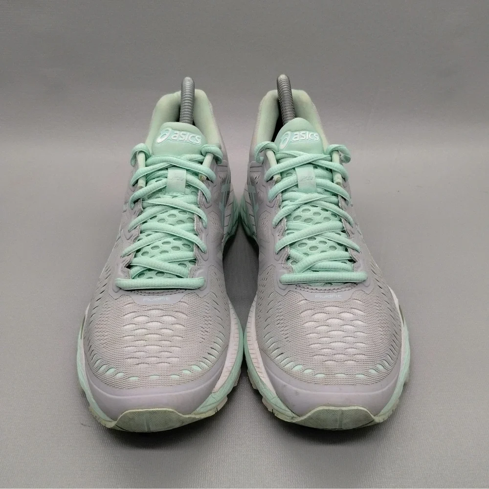 ASICS Gel-Kayano 23 Silver Mint Green Running Shoes Women 9 Athleisure Sports